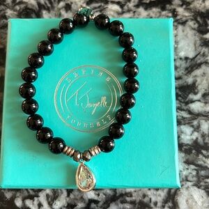 NWOT Tjazelle black onyx bracelet